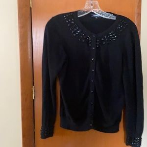 Elementz Black Long Sleeve Button Down Sweater M.